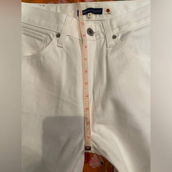 Levi’s Made and Crafted pipe straight jeans white size 27 - Picture 11 of 11